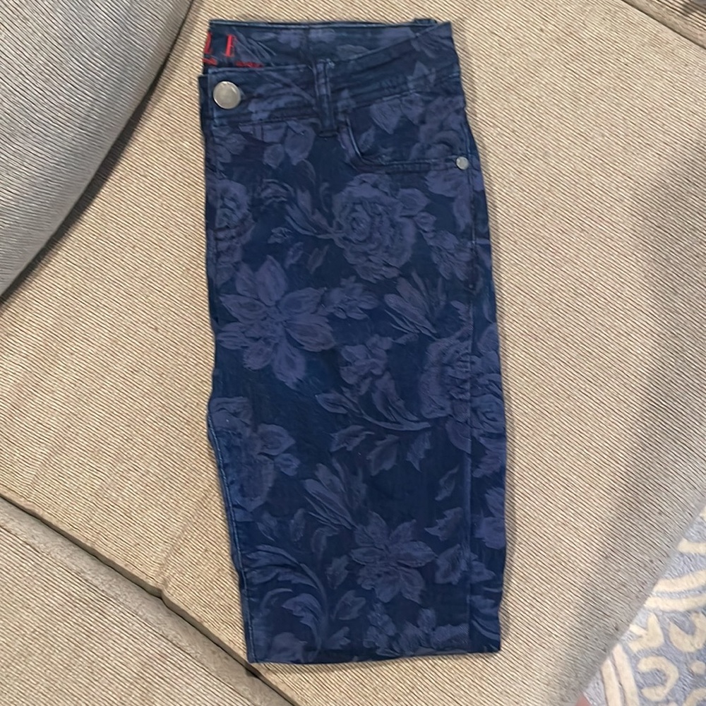 Elle patterned skinny jeans